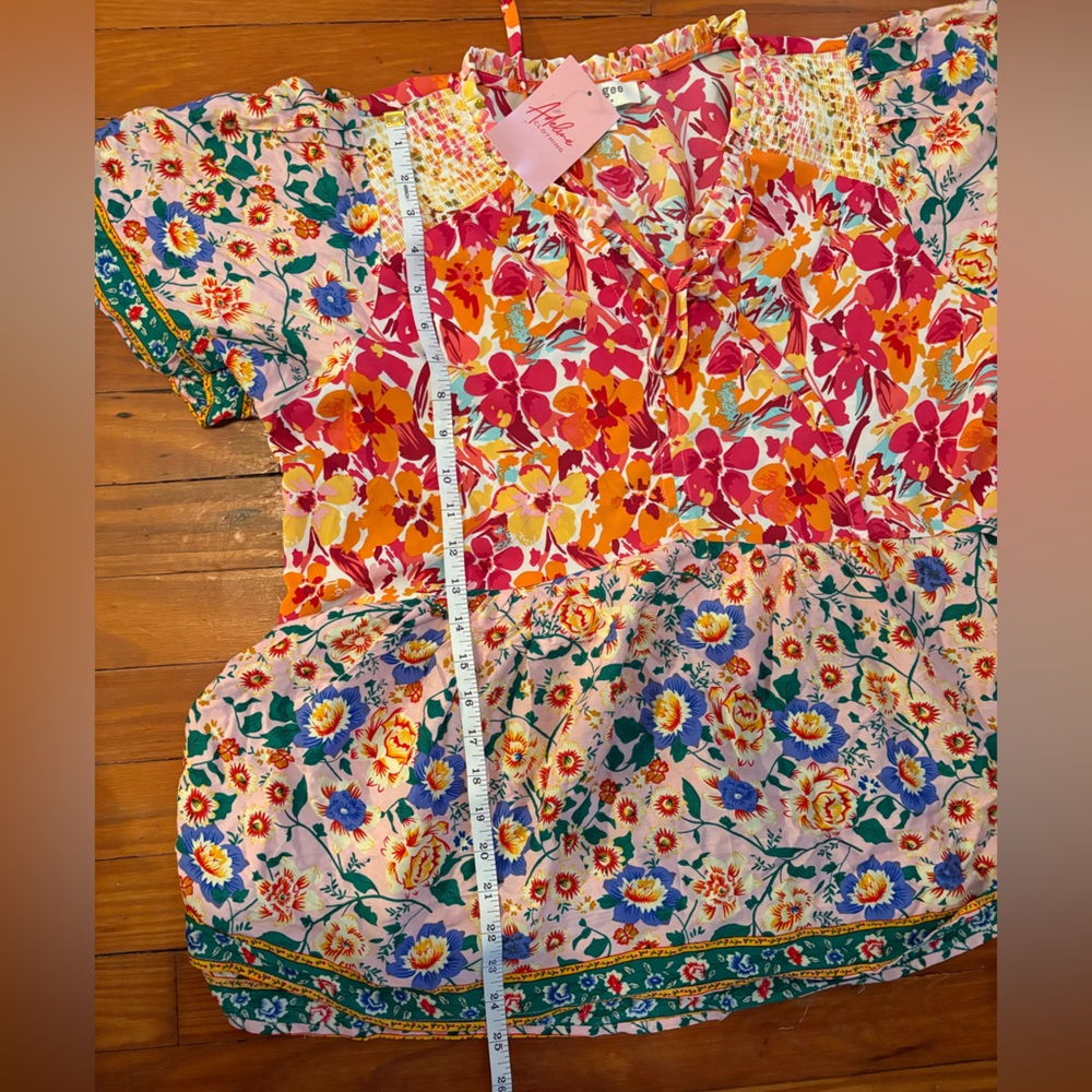 Umgee Multicolor Floral Blouse - Picture 6 of 6